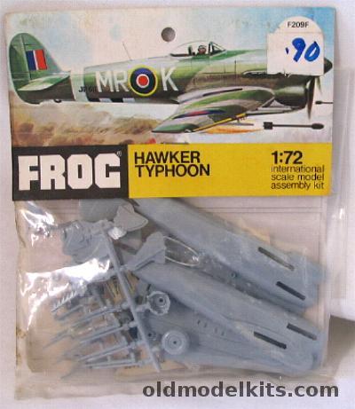 Frog 1/72 Hawker Typhoon - Bagged, F209F plastic model kit